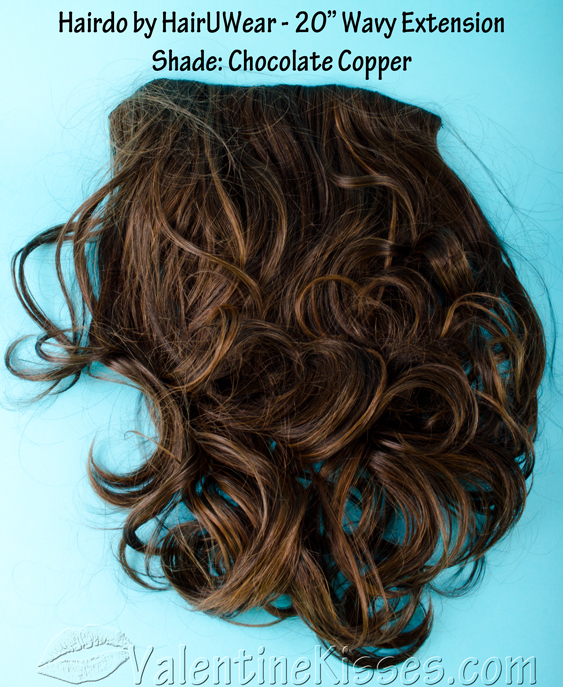 Valentine Kisses Hairdo by HairUWear 20" Wavy Extension in Chocolate