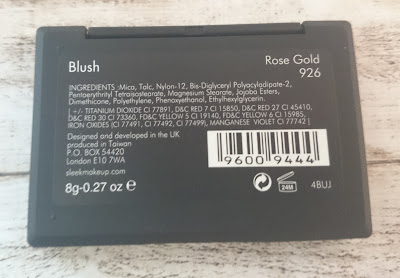 sleek MakeUP blush 926 Rose Gold