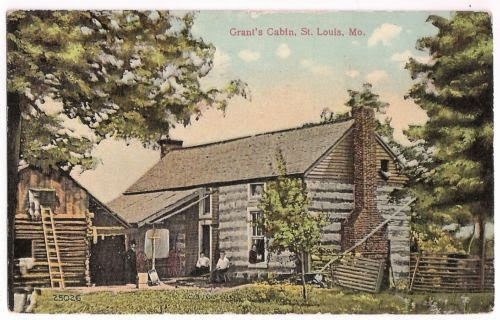 The Log Blog Couple Of Old Photos Of Grant S Cabin St Louis Mo