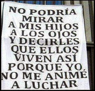 ¿DONDE ESTÁ LA GENTE? QUE LEVANTAN MASAS PARA EL FÚTBOL Y NO PARA DEFENDER NUESTROS DERECHOS.