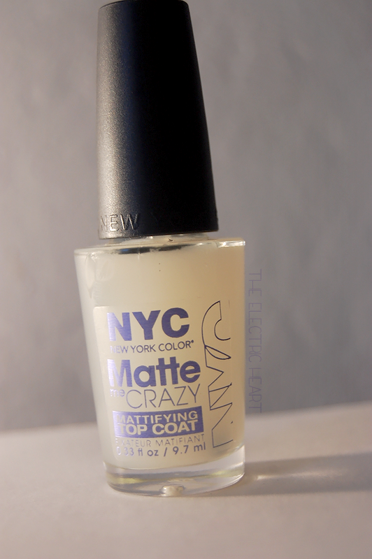 My Dearest Friend Product Review NYC Matte Me Crazy Mattifying Top Coat