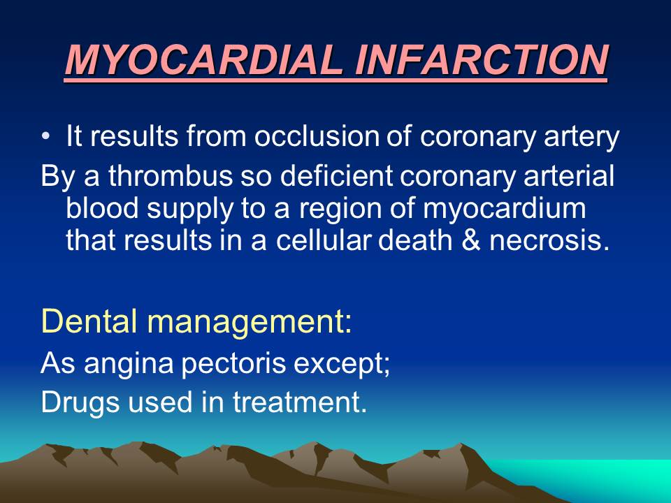Dentistry Management of the medically compromised patient