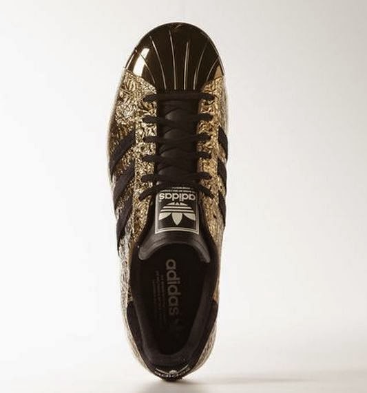 superstar 80s metal toe gold
