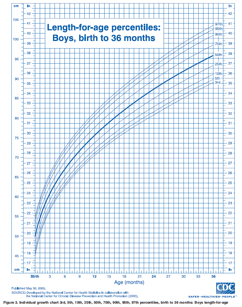 4 Year Old Growth Chart Boy