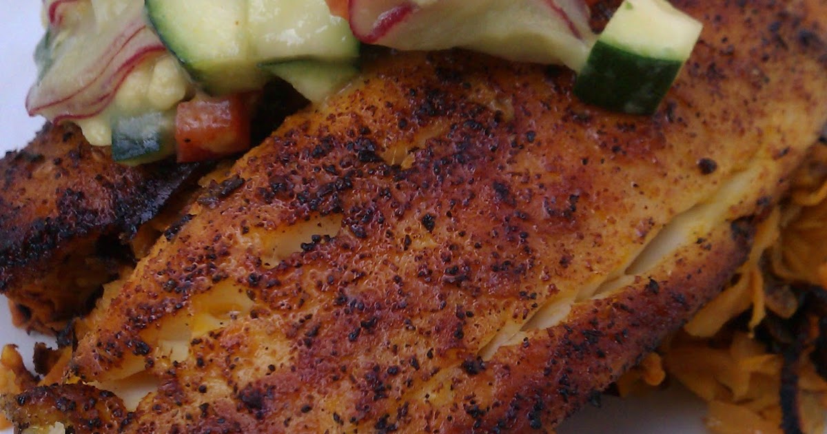 Foodbeautifulfood Blackened Tilapia with Avocado Salsa
