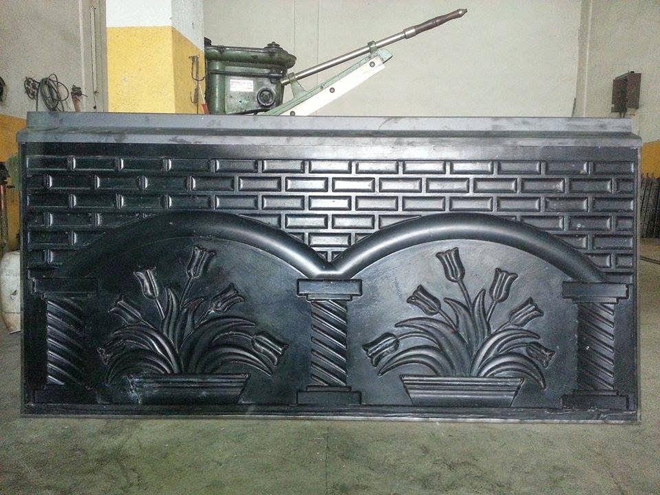 Beton bahçe duvar kalıp