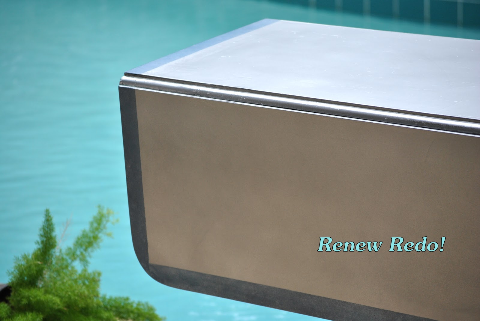 ReNew ReDo! How To Seal Metallic Silver Spray Paint Without It All