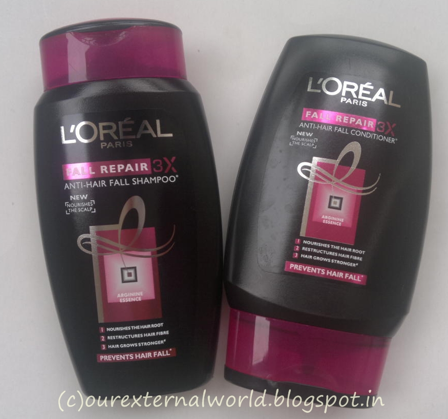 L'oreal Paris Fall Repair 3X Shampoo and Conditioner Review