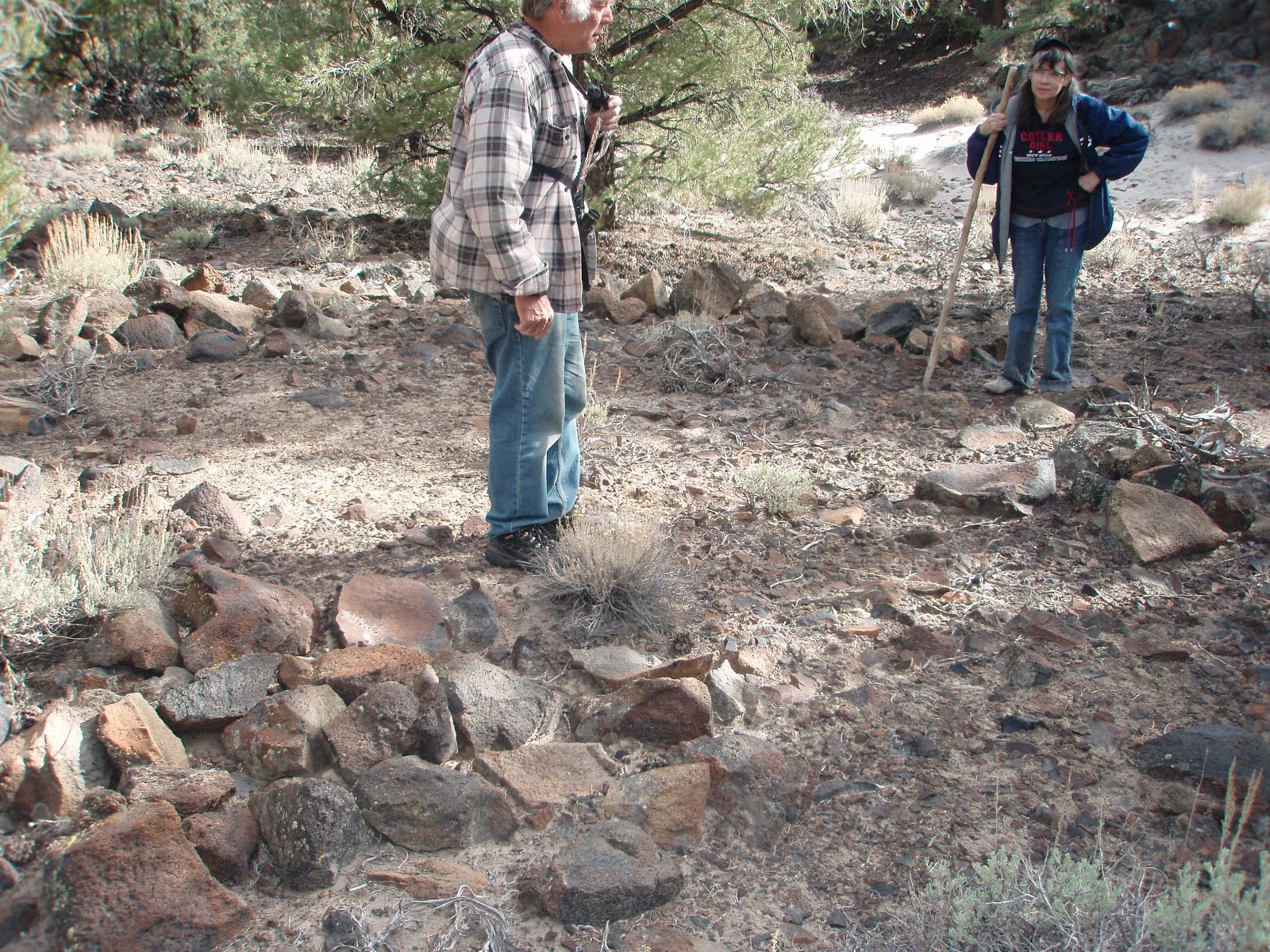 On the trail with Tom The hills near Aurora Crater, Nevada