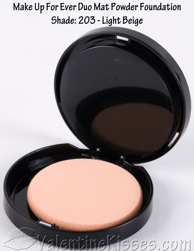 Valentine Kisses Make Up For Ever Duo Mat Powder Foundation shade