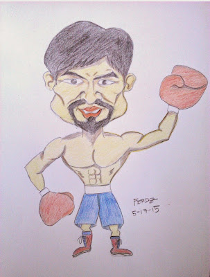 manny pacquiao caricature