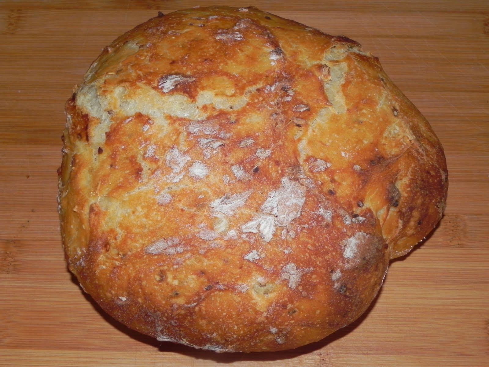 Farrah's Food Adventures Roasted Garlic Potato Bread