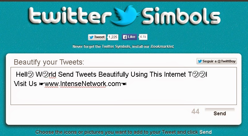 Cool Twitter Tip Beautify Tweets | Intense Network
