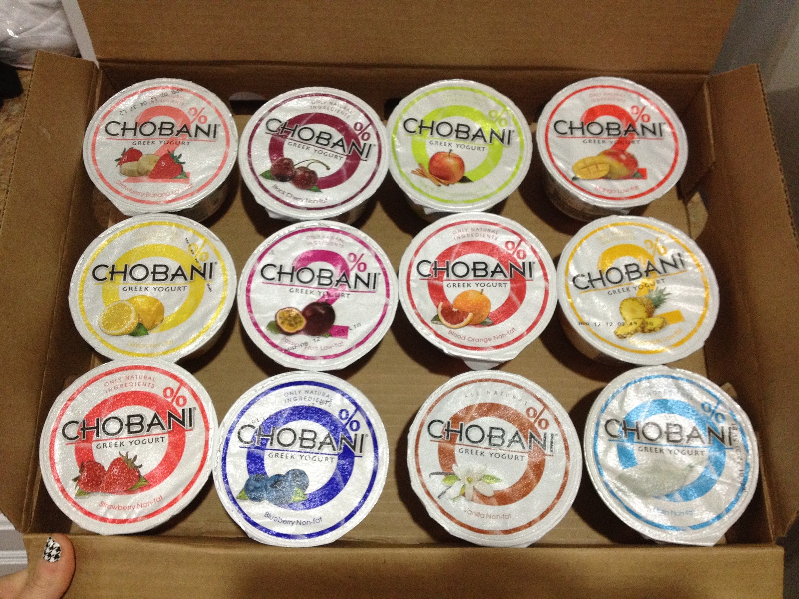 short girl, long island. Chobani Delivery!
