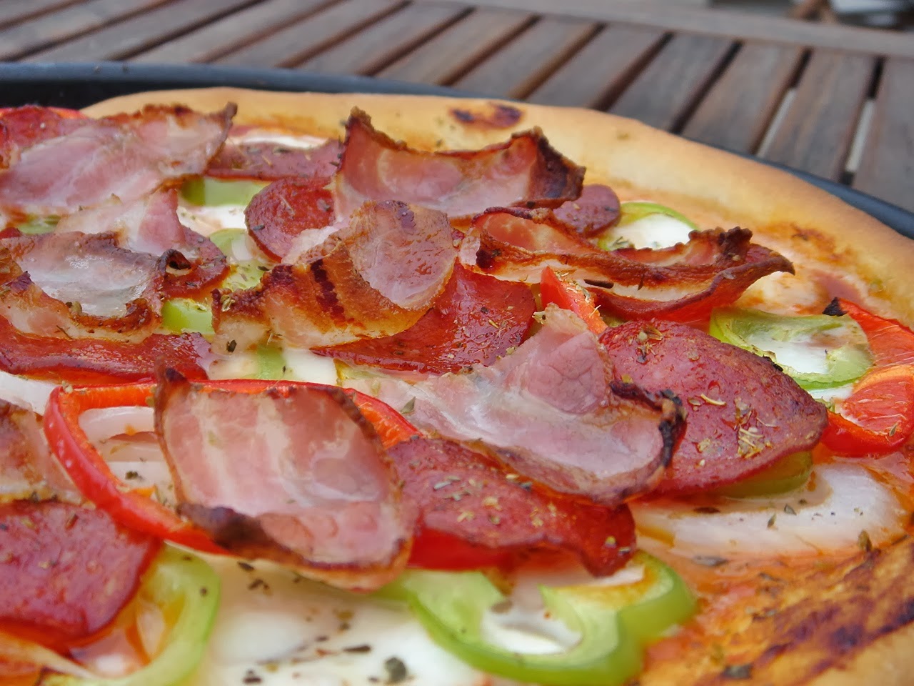 Nem vagyok mesterszakács Amerikai pizza a magyaros