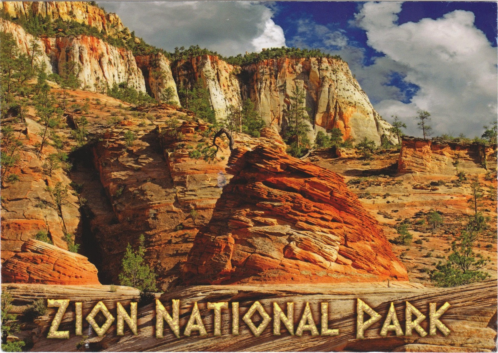 One Postcard a Day Zion National Park
