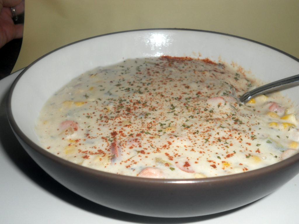 Crab and Corn Chowder HezziD's Books and Cooks