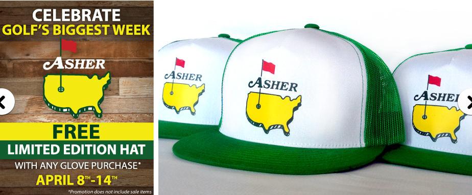 asher golf hat