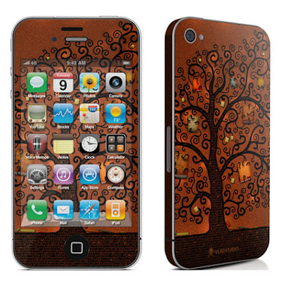 Tree of Books iPhone 4 Decal