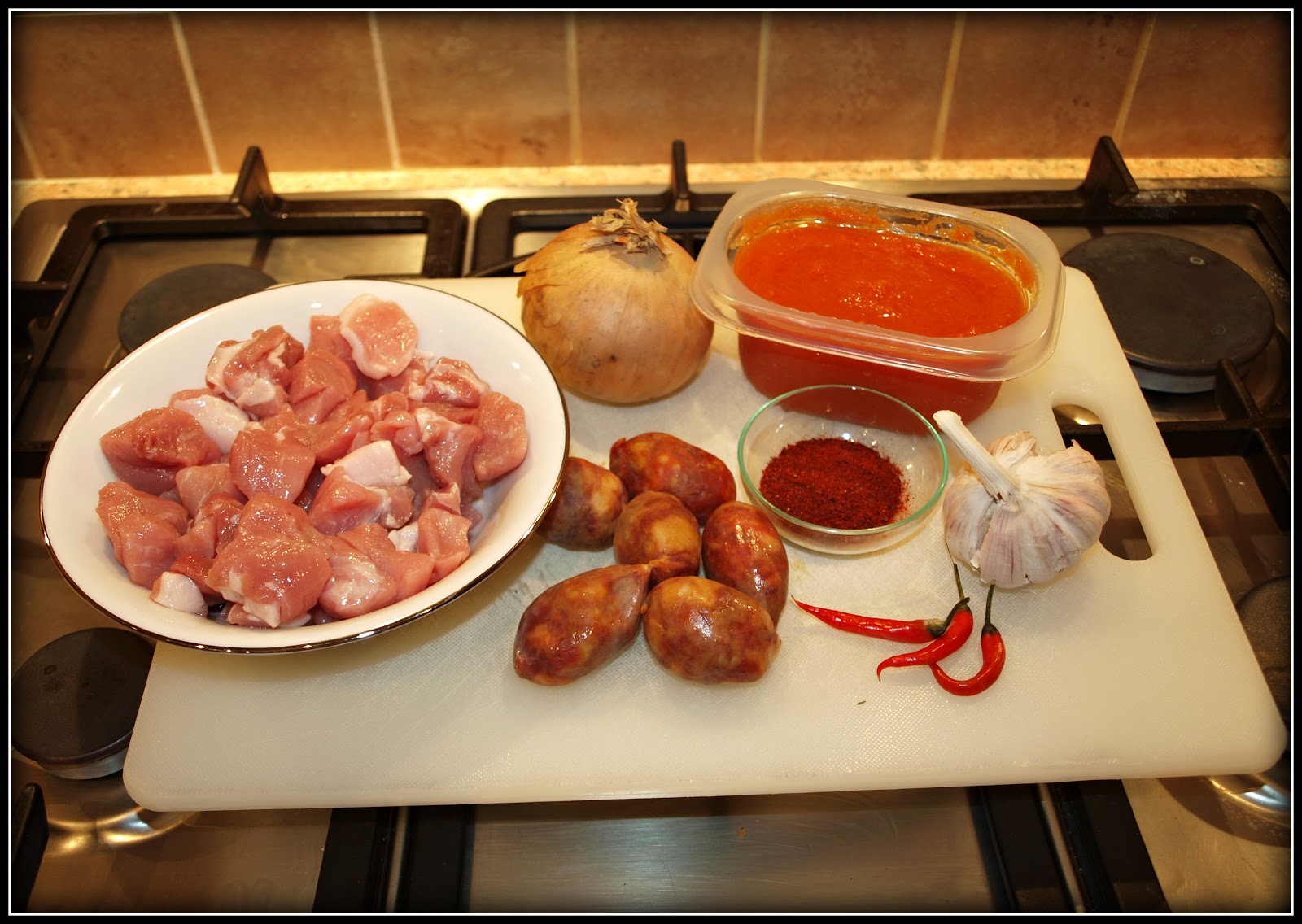 Mark's Veg Plot Spanishstyle pork