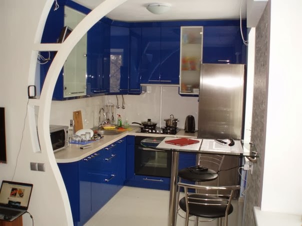 ديكورات و تصميمات مطابخ صغيرة لعام 2014 مطبخ أتوسه على قد الايد