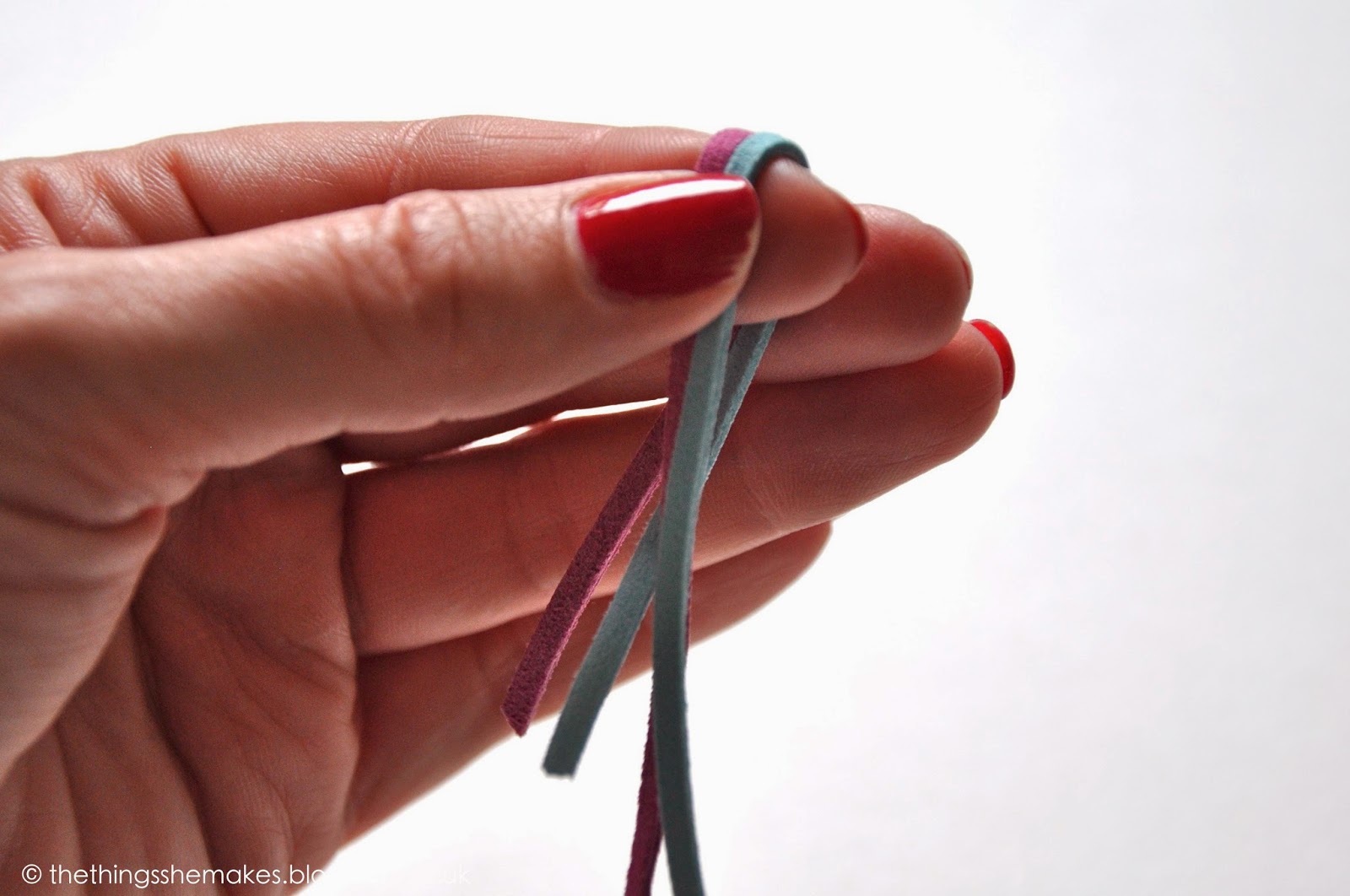 How to Make a Suede Tassel Keyring The Things She Makes