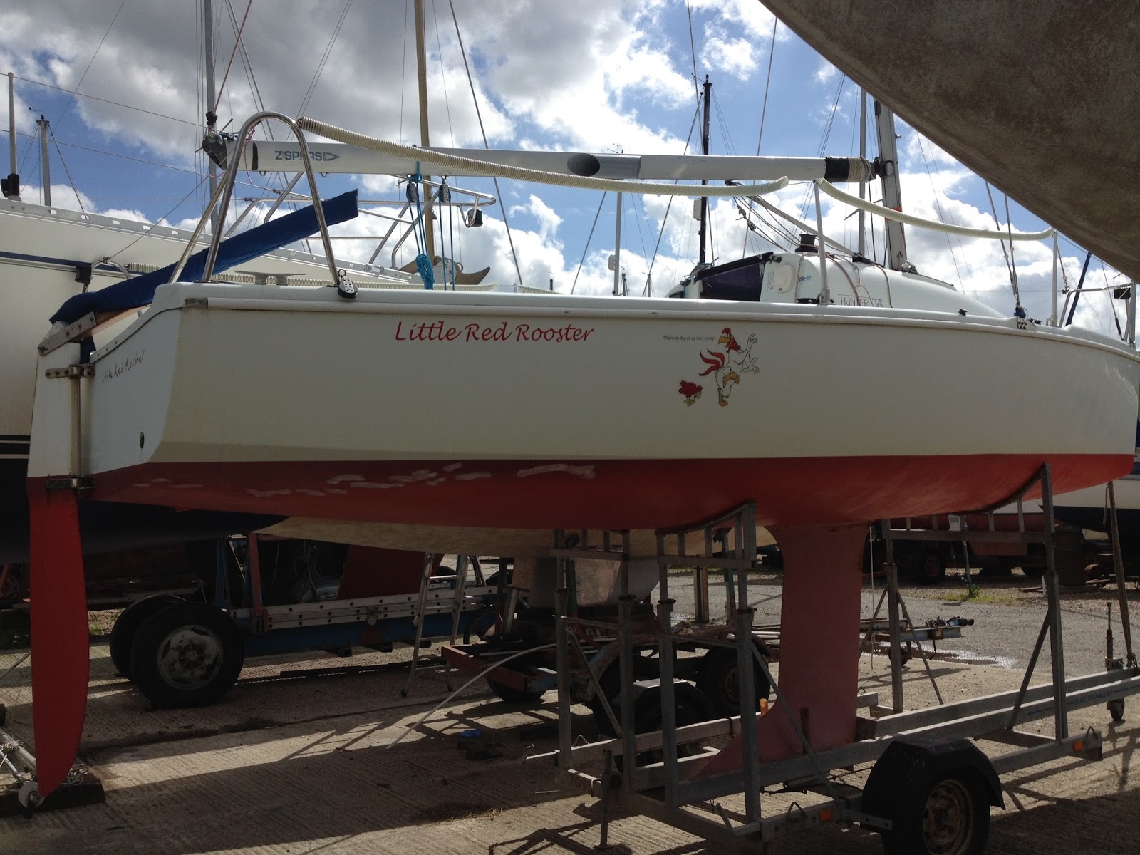 Bill's Log Hunter 707 Keel Boat ‘Little Red Rooster’