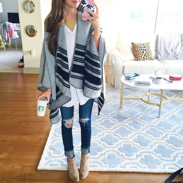 Really cute poncho for fall