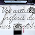 Vos articles préférés - Octobre 2015