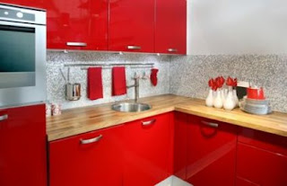Red Kitchen Cabinets design ideas