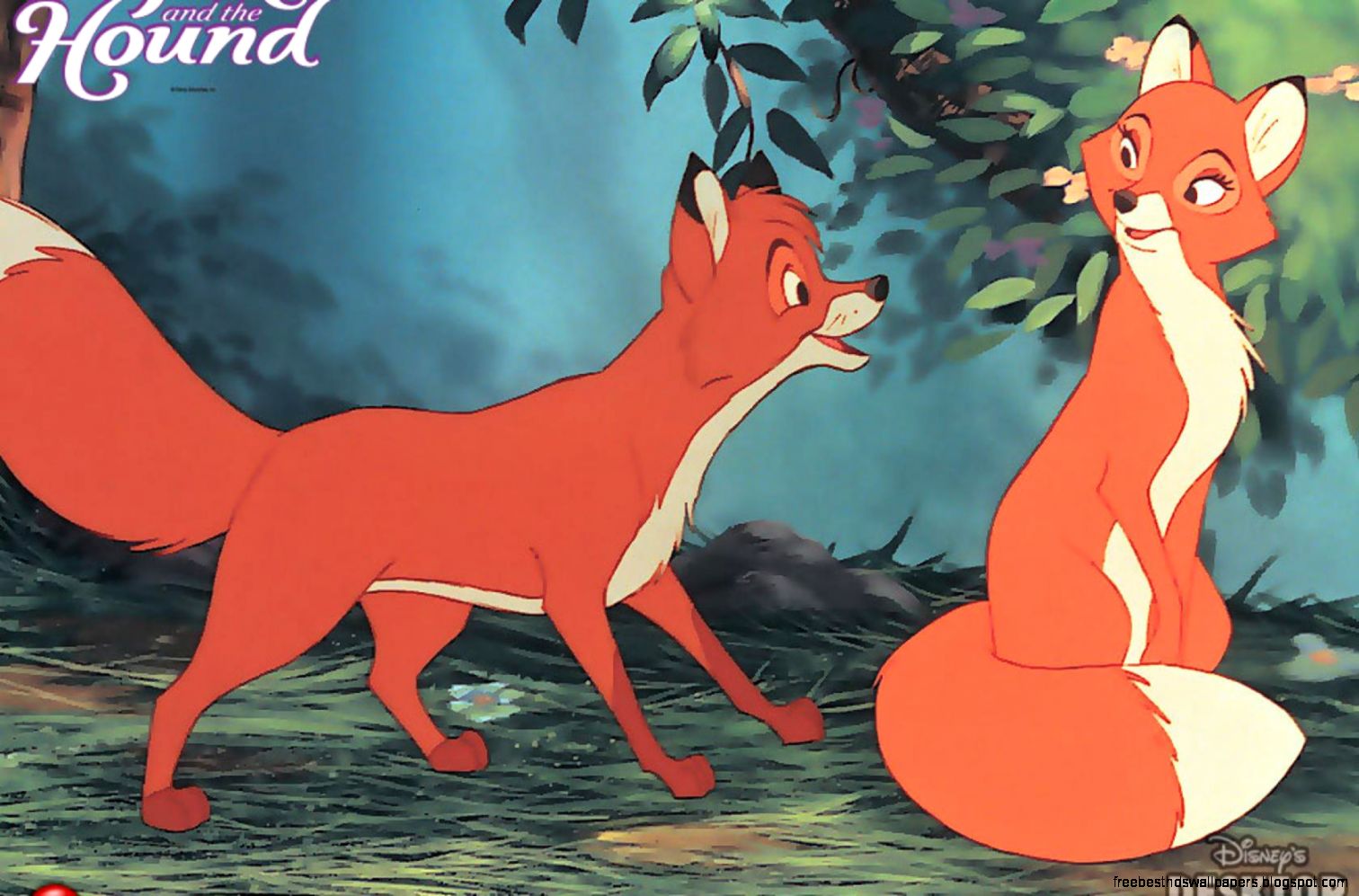 The Fox And Dog Hound Film Movies HD Wallpaper 10890 The Fox And Dog Hound Film Movies HD Wallpaper 10890