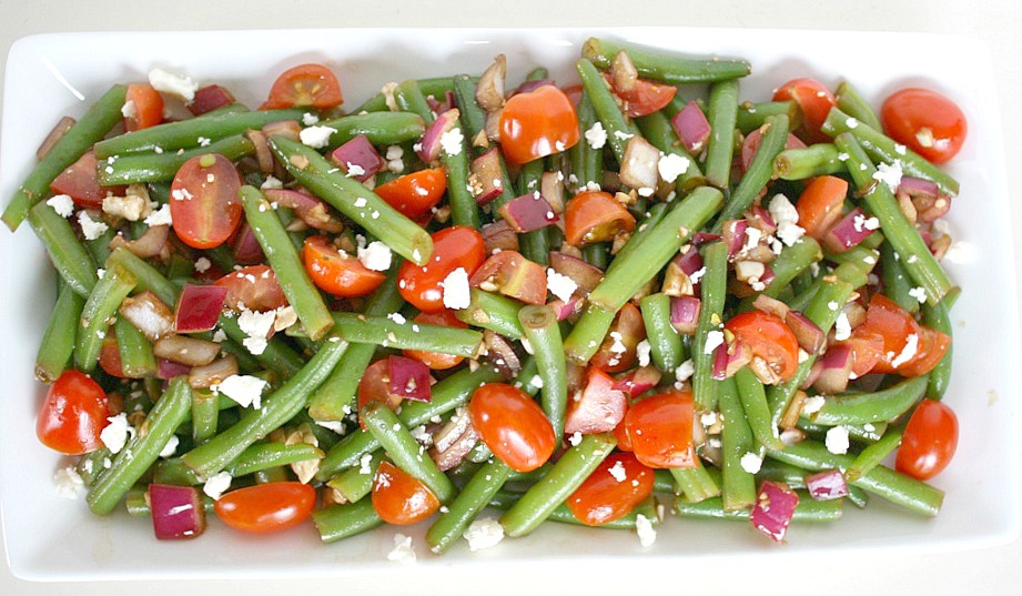 The Garden Grazer Balsamic Green Bean Salad