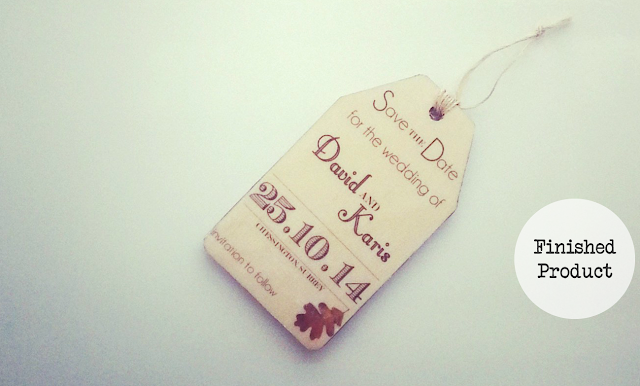 Wooden Rustic Save The Date