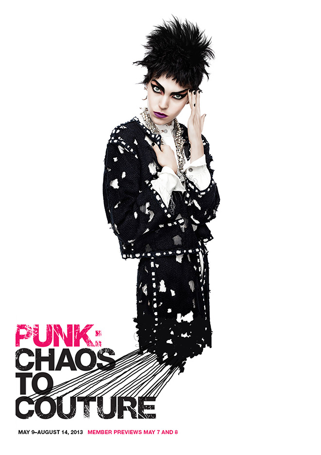 ポスター アート chanel PUNK Chaos to Couture - ポスター