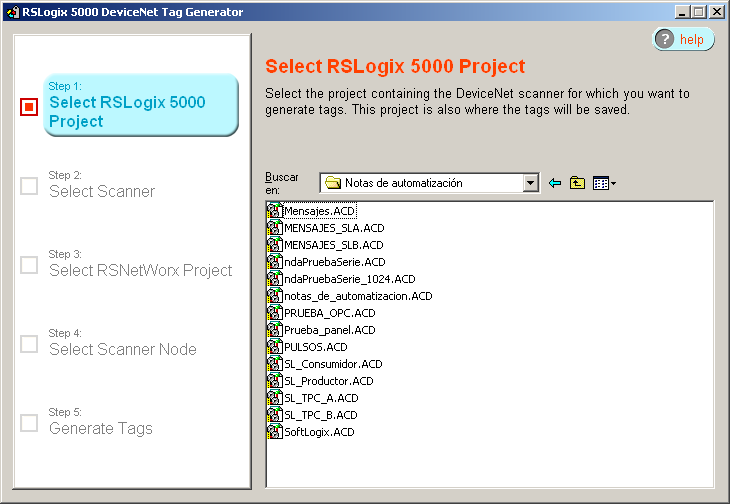Notas de automatización Mapeando una red en un controlador