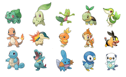 Pokemon Water Starters