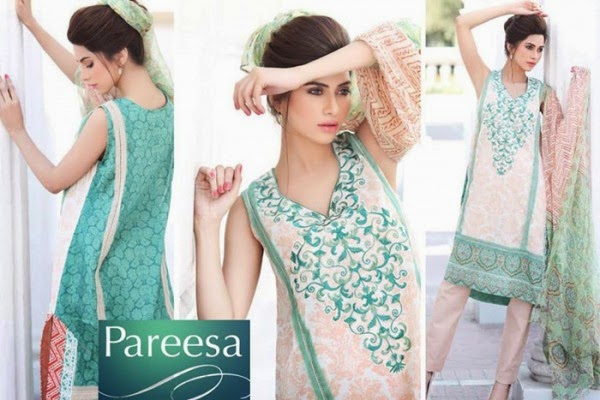 ChenOne lawn Dress Collection Eid ul Azha 2014 For Women by Pareesa