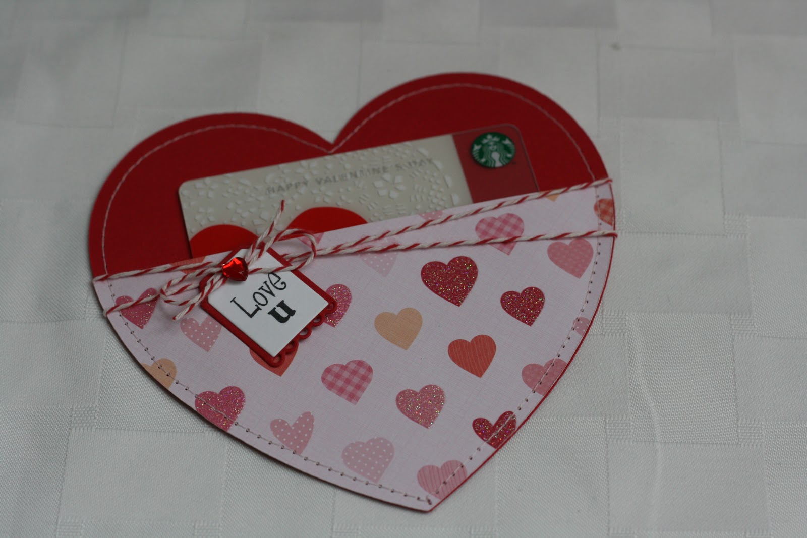 Rock Paper Cricut Valentine Gift Card Holder