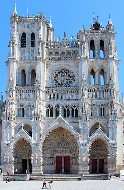 Notre Dame de Amiens Cathedral fell victim to the wars and while most of its stained-glass windows were destroyed, this 13th-century cathedral retains its title as France's tallest and largest. Plus it bears a striking resemblance to Notre Dame in Paris. Photo: WikiMedia.org.