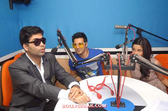 Karan Johar, Varun Dhawan, Alia Bhatt - (5) - Alia Bhatt Latest Hot Photos - Visits Radion stations