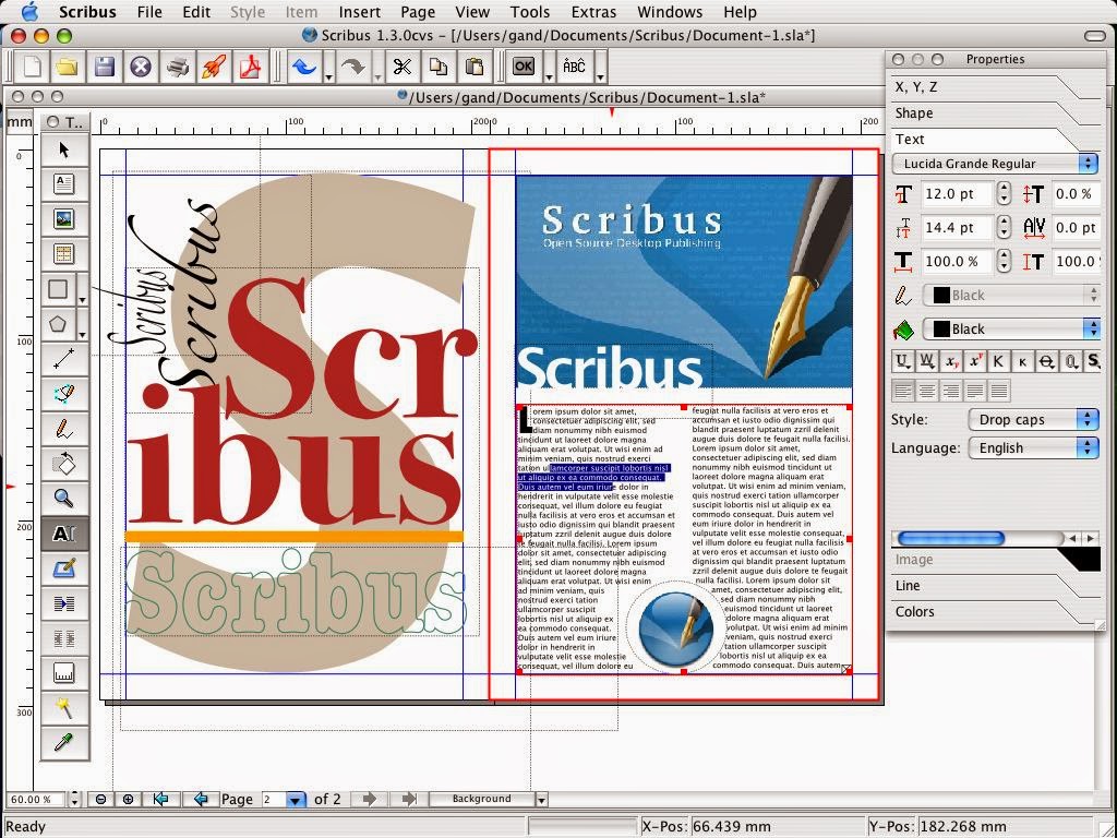 Scribus 1.4.4, Cara Hemat Layout Halaman Profesional ...