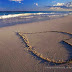 Imágenes de amor - Imágenes de San Valentín - Gran corazón dibujado en la arena 