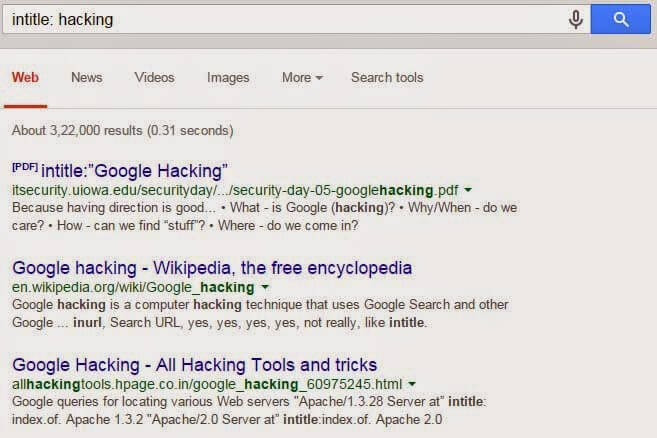 google hacking google hacking