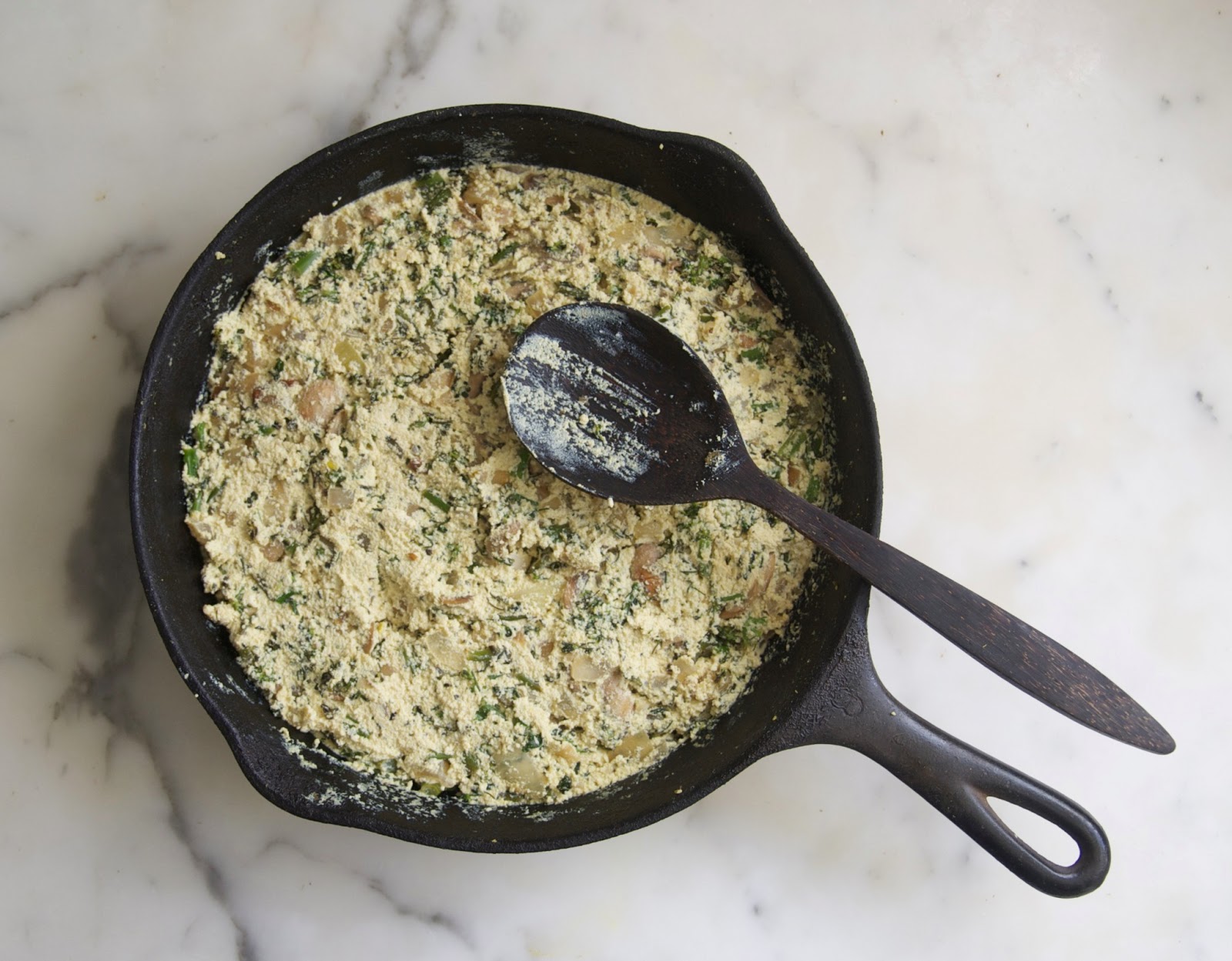 My Recession Kitchen...and garden Broccoli Mushroom Tofu Frittata