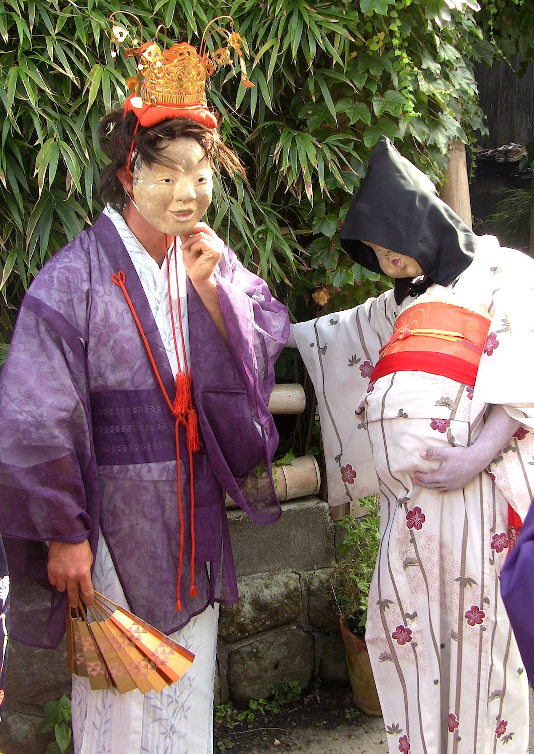 Menkake Gyoretsu Japanese Mask Festival in Kamakura