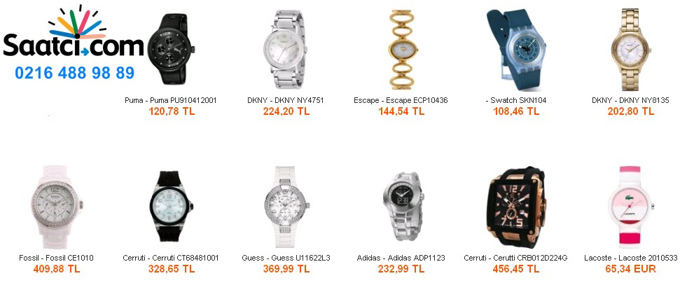 Saat fiyatları, Saat modelleri, Kol Saati