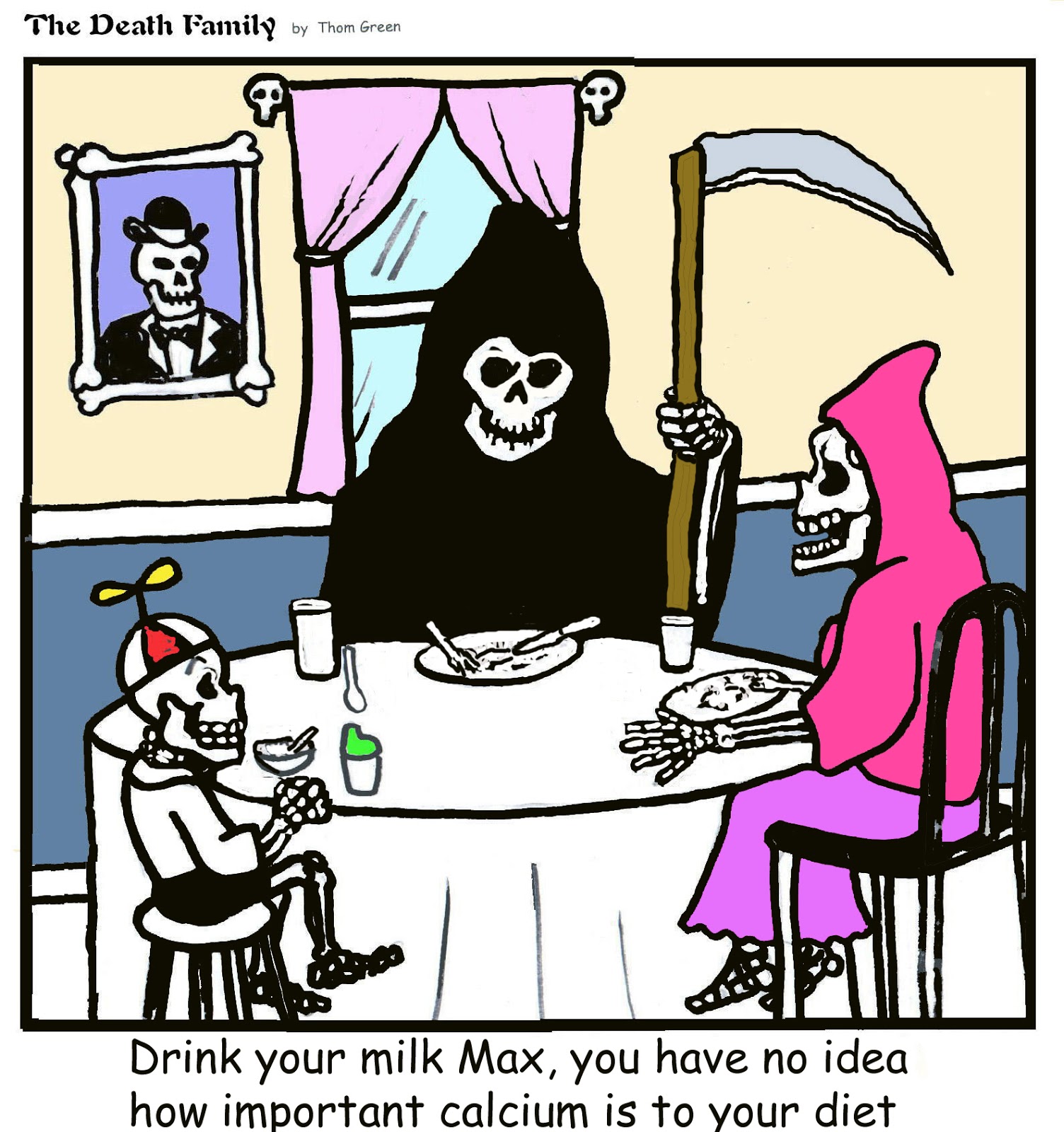 The Death Family by Thom Green Cartoon #28