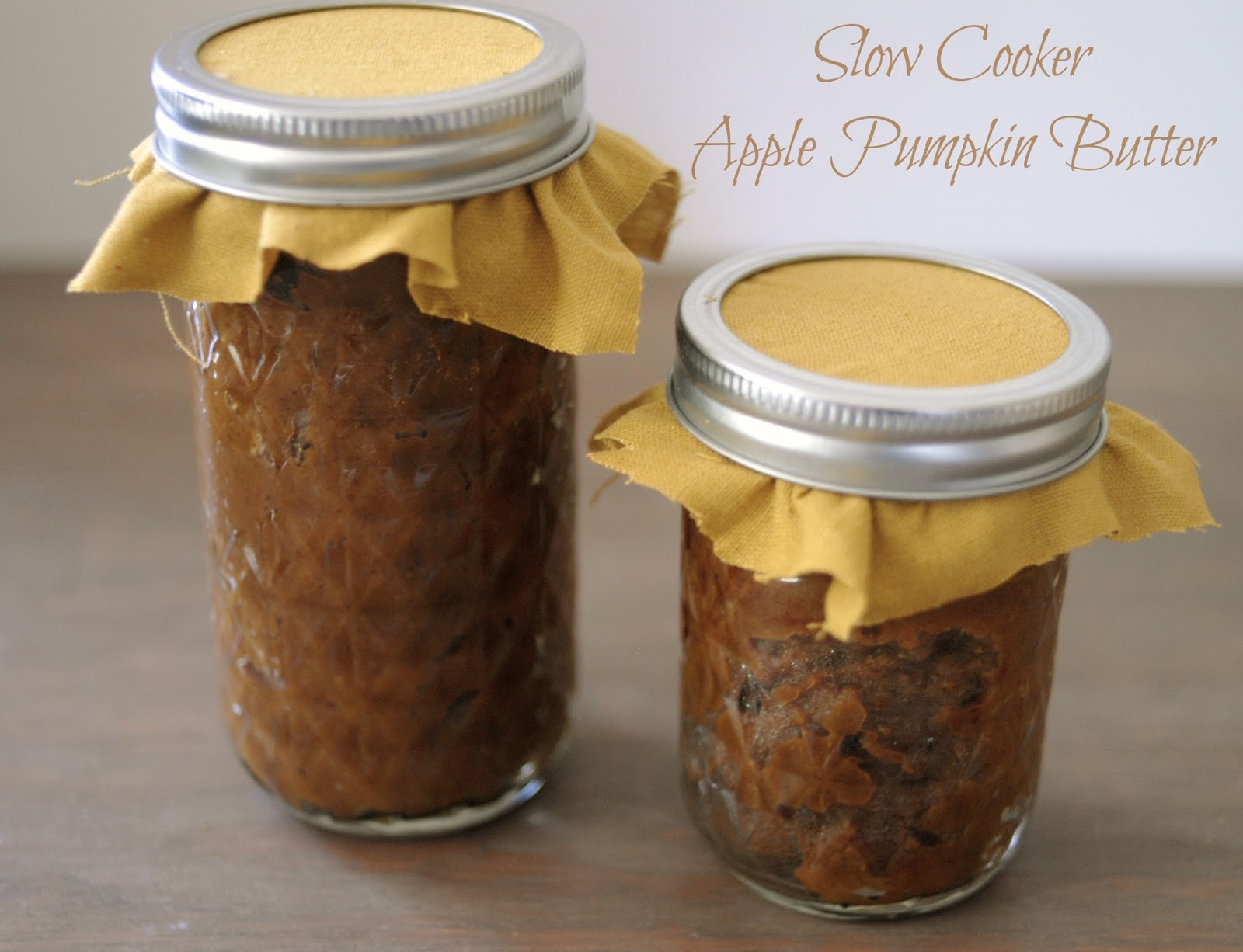 Slow Cooker Apple Pumpkin Butter