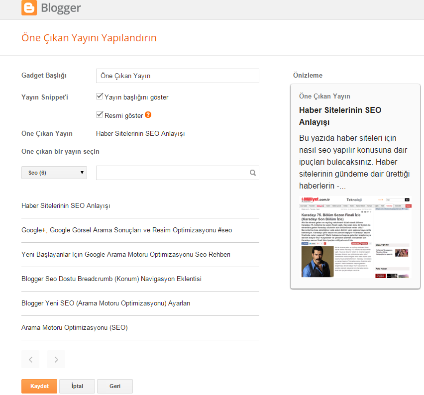 Blogger öne çıkan yayın bileşeni (gadgeti) veya blogger öne çıkarılmış yazı eklentisi (featured post plugin) Blogger öne çıkan yayın bileşeni (gadgeti) veya blogger öne çıkarılmış yazı eklentisi (featured post plugin)