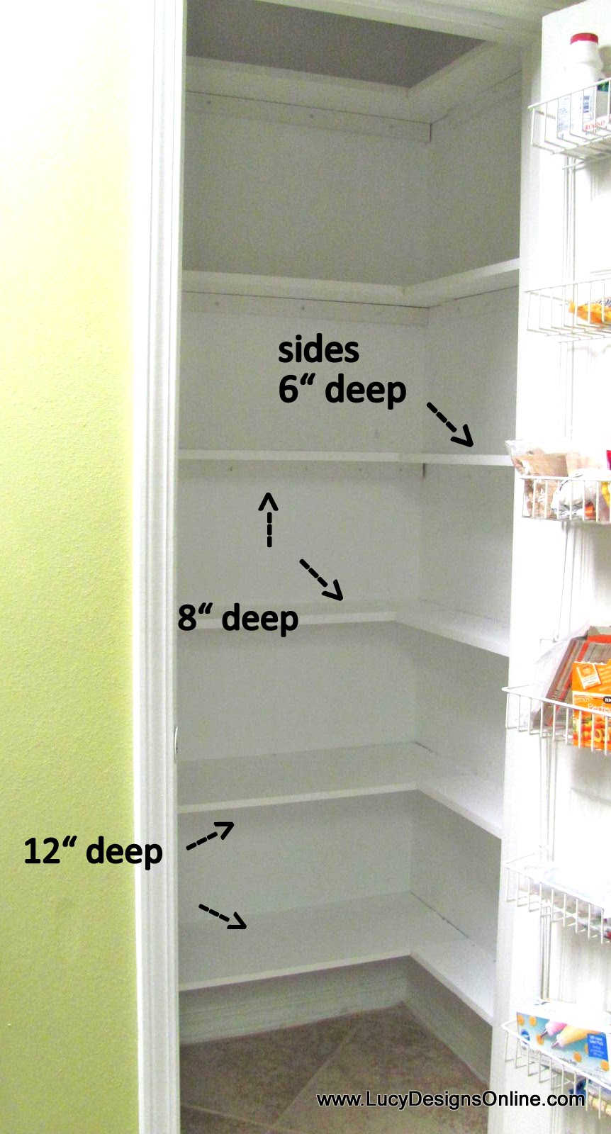 Lucy Designs Kitchen Pantry Makeover Diy Installing Wood Wrap